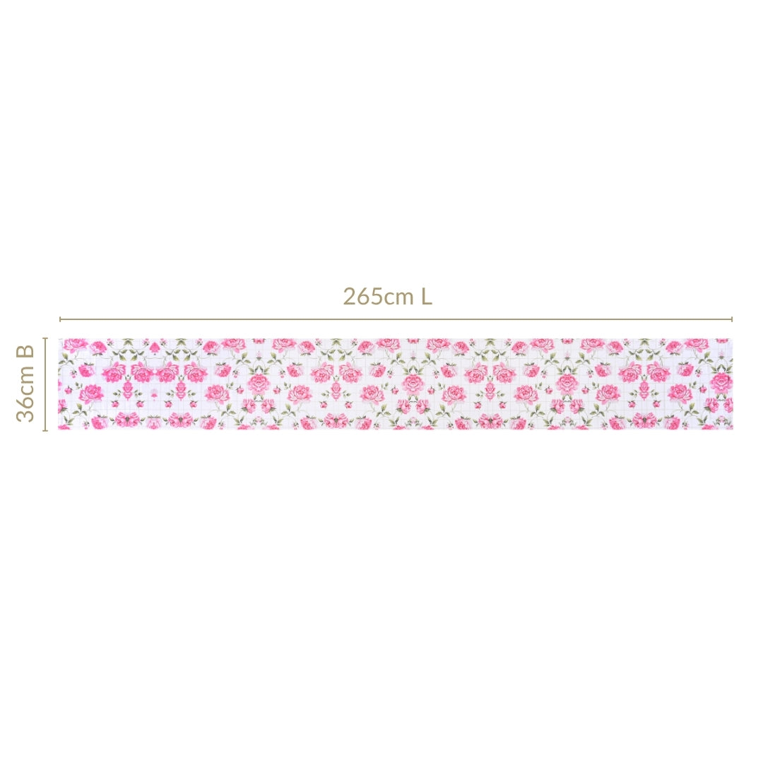 Floral Rouge Luxe 8 Seater Table Runner 265x36cm