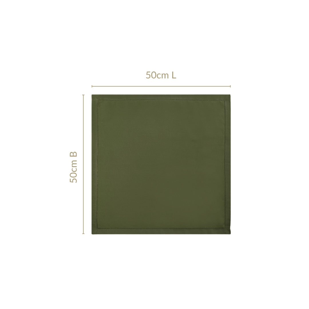 Floral Rouge Luxe Table Napkin Olive Green Set Of 4