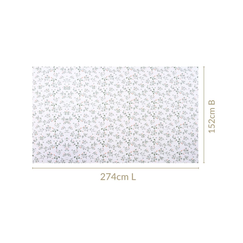 Arancia 8 Seater Floral Cotton Table Cover 274x152cm