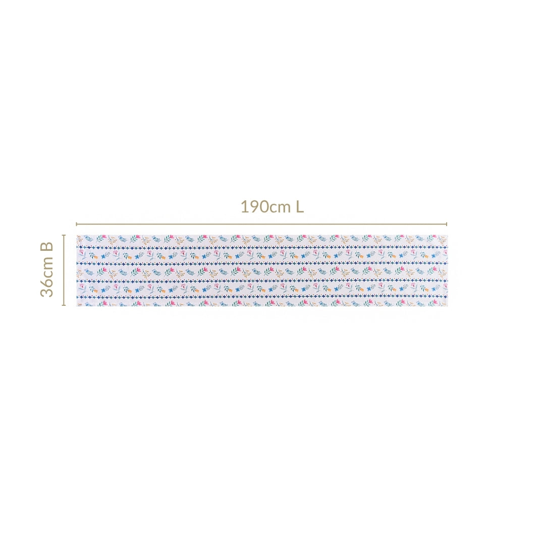 Florina Pure Cotton 6 Seater Runner 190x36cm