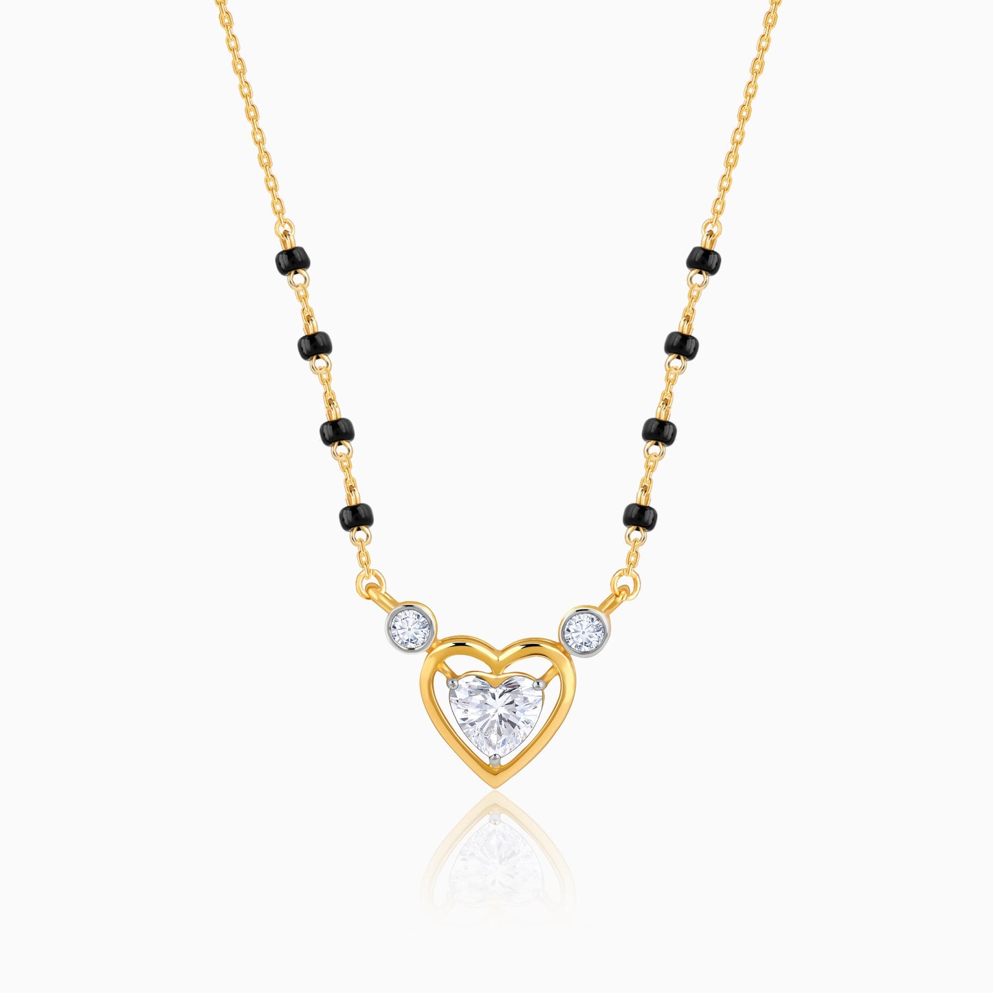 Gold Sacred Nuptials Lab Grown Diamond Mangalsutra
