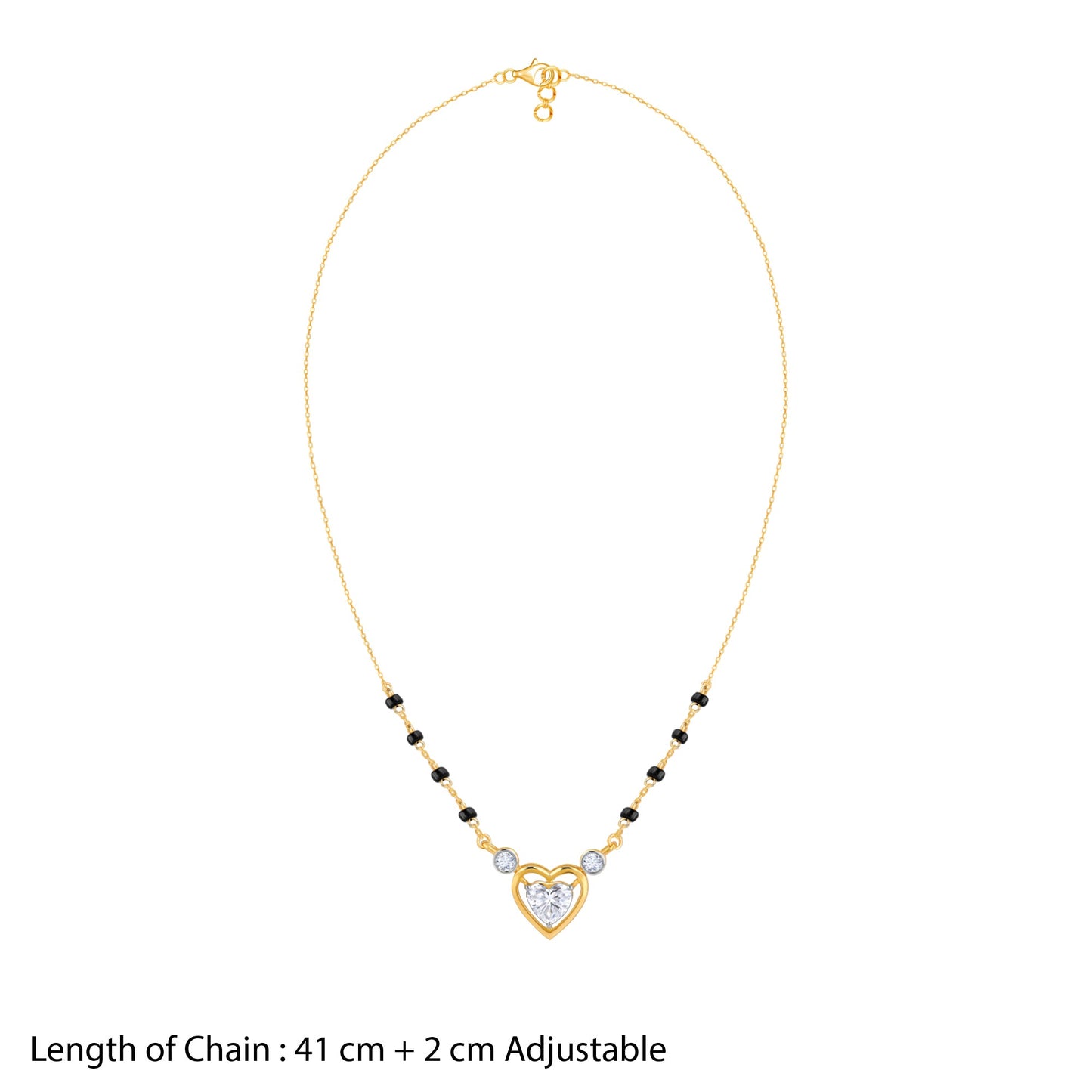 Gold Sacred Nuptials Lab Grown Diamond Mangalsutra