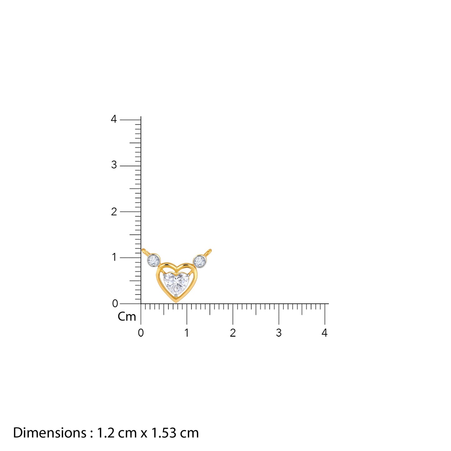 Gold Sacred Nuptials Lab Grown Diamond Mangalsutra
