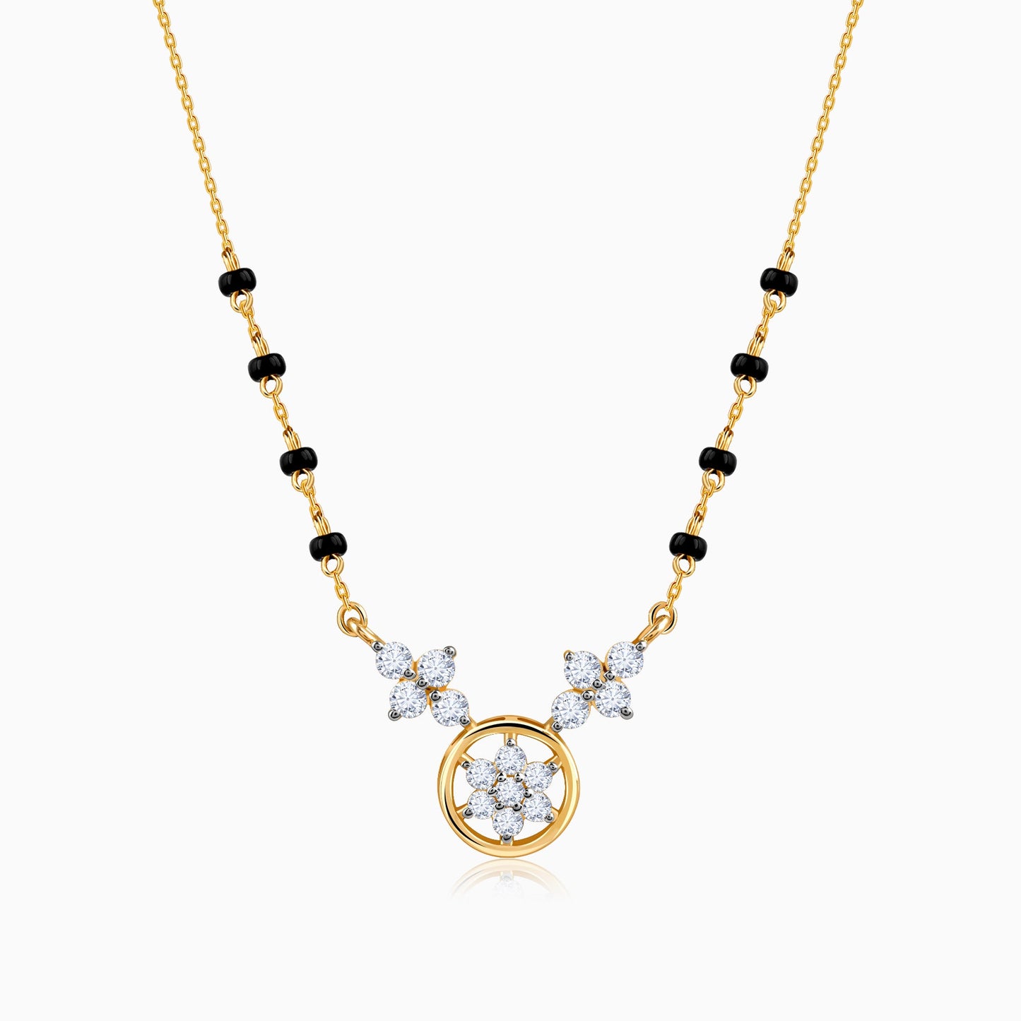 Gold Swapna Lab Grown Diamond Mangalsutra