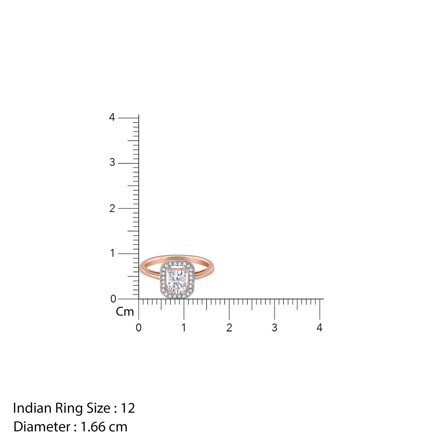 Rose Gold Magnum Solitaire Lab Grown Diamond Ring