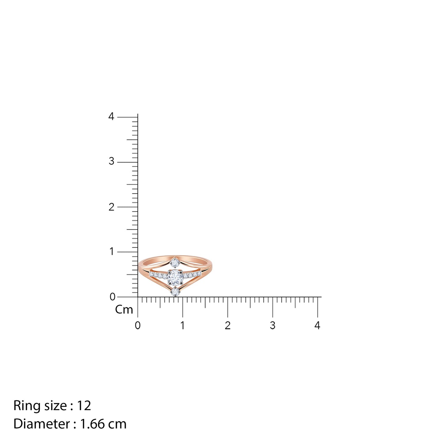Rose Gold Ariel Solitaire Diamond Ring