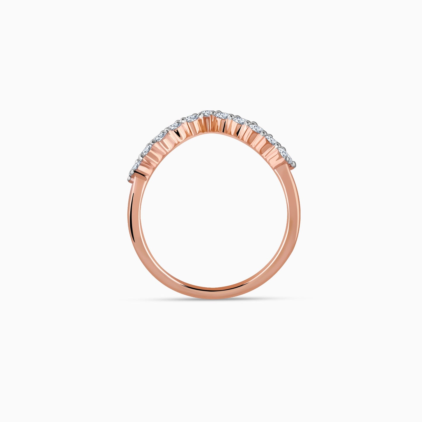 Rose Gold Vanki Diamond Ring