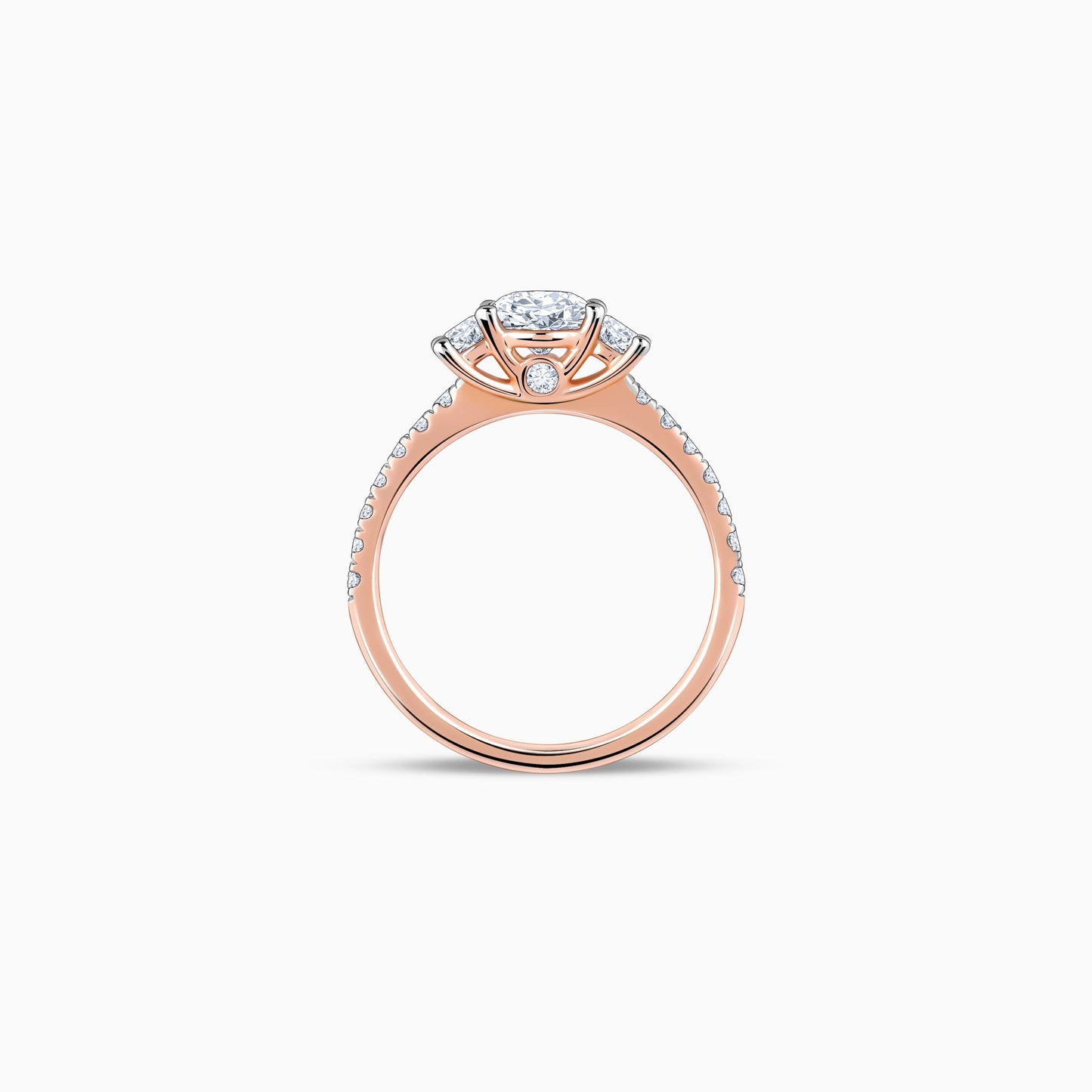 Rose Gold Miranda Solitaire Diamond Ring