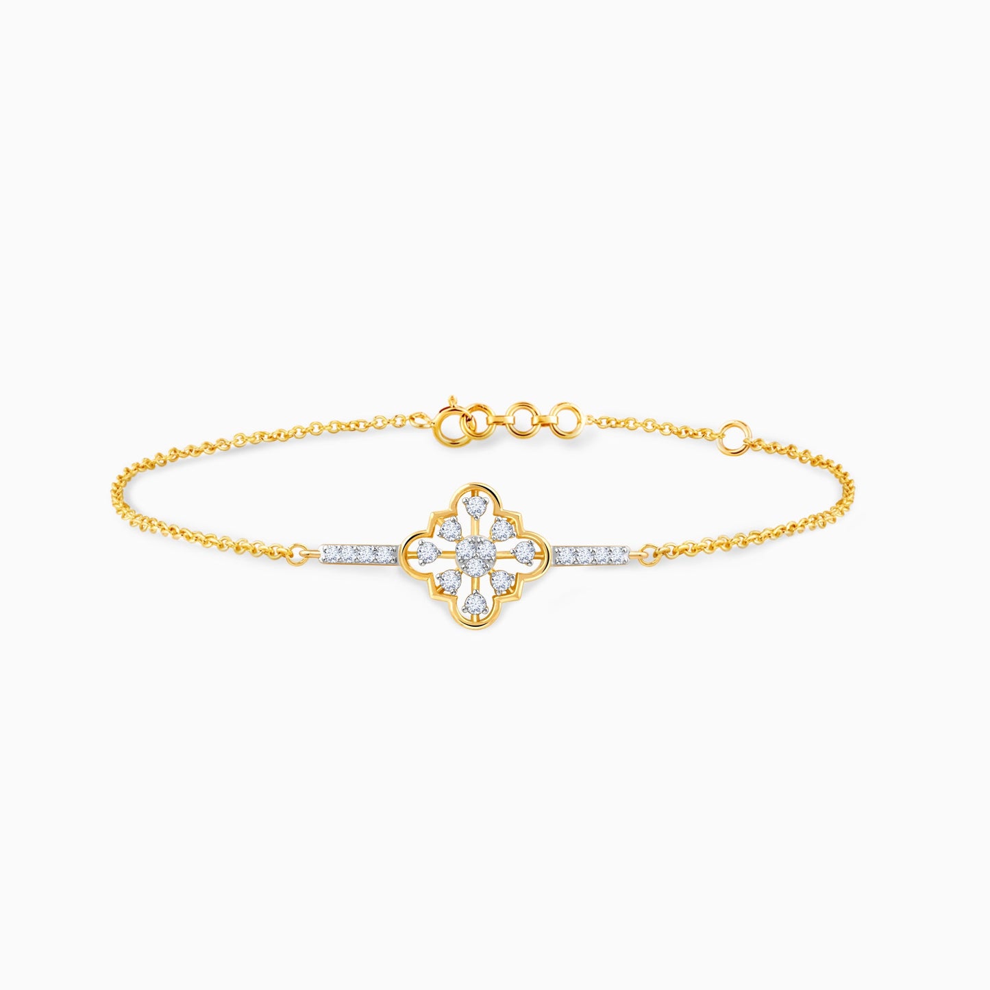 Gold Classy Spark Lab Grown Diamond Bracelet