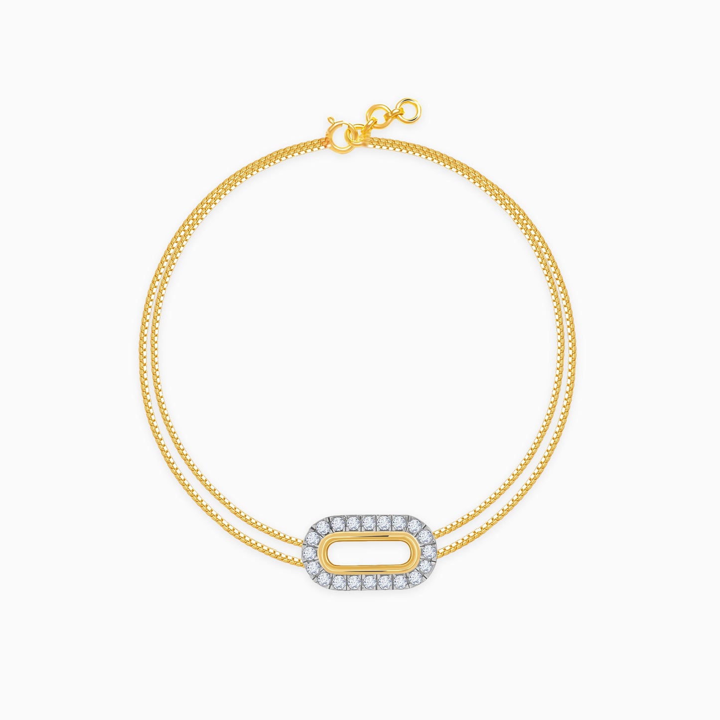 Gold Ornika Lab Grown Diamond Bracelet