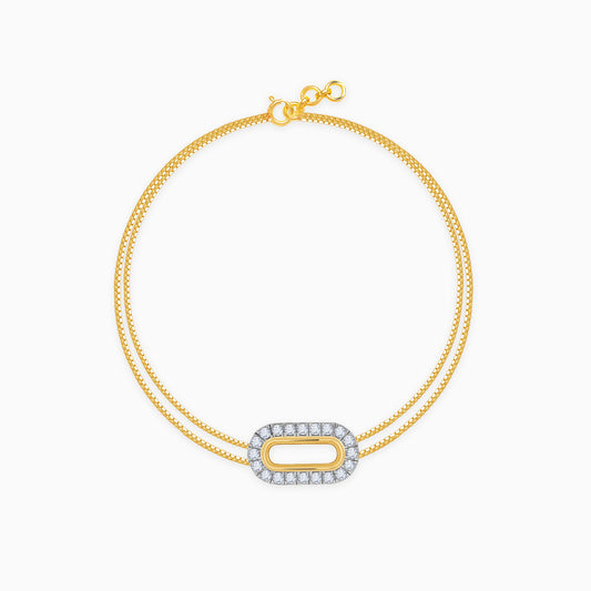 Gold Ornika Lab Grown Diamond Bracelet