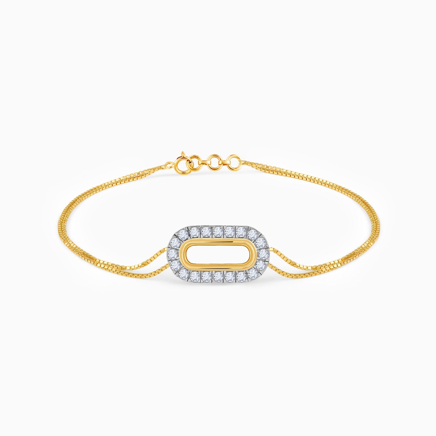 Gold Ornika Lab Grown Diamond Bracelet