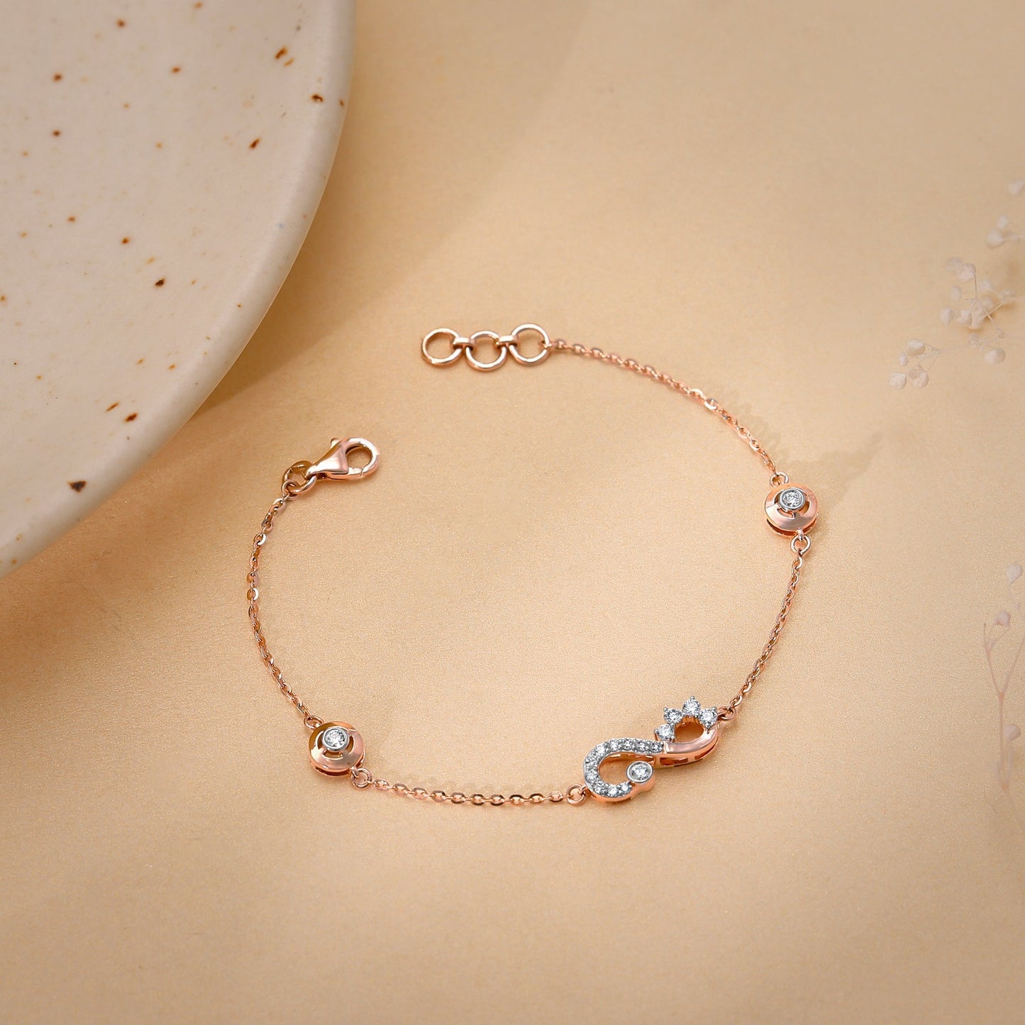 Rose Gold Eterna Diamond Bracelet