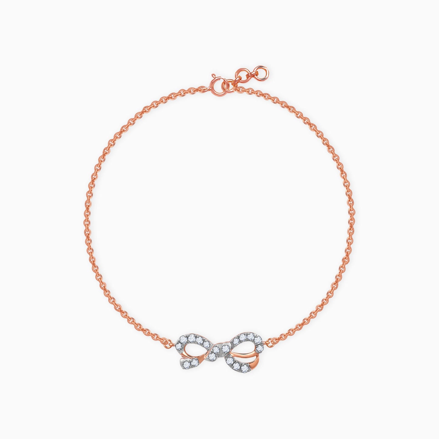 Rose Gold Forever Lab Grown Diamond Bracelet