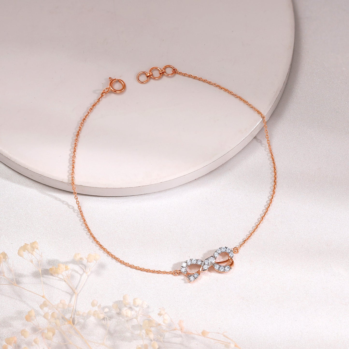 Rose Gold Forever Lab Grown Diamond Bracelet