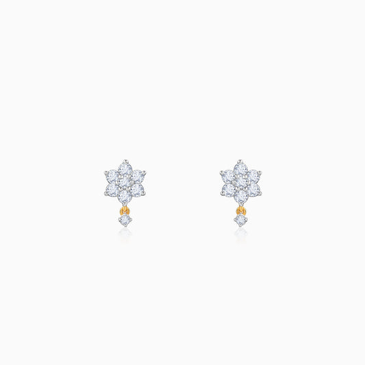 Gold Twinklebee Lab Grown Diamond Earrings