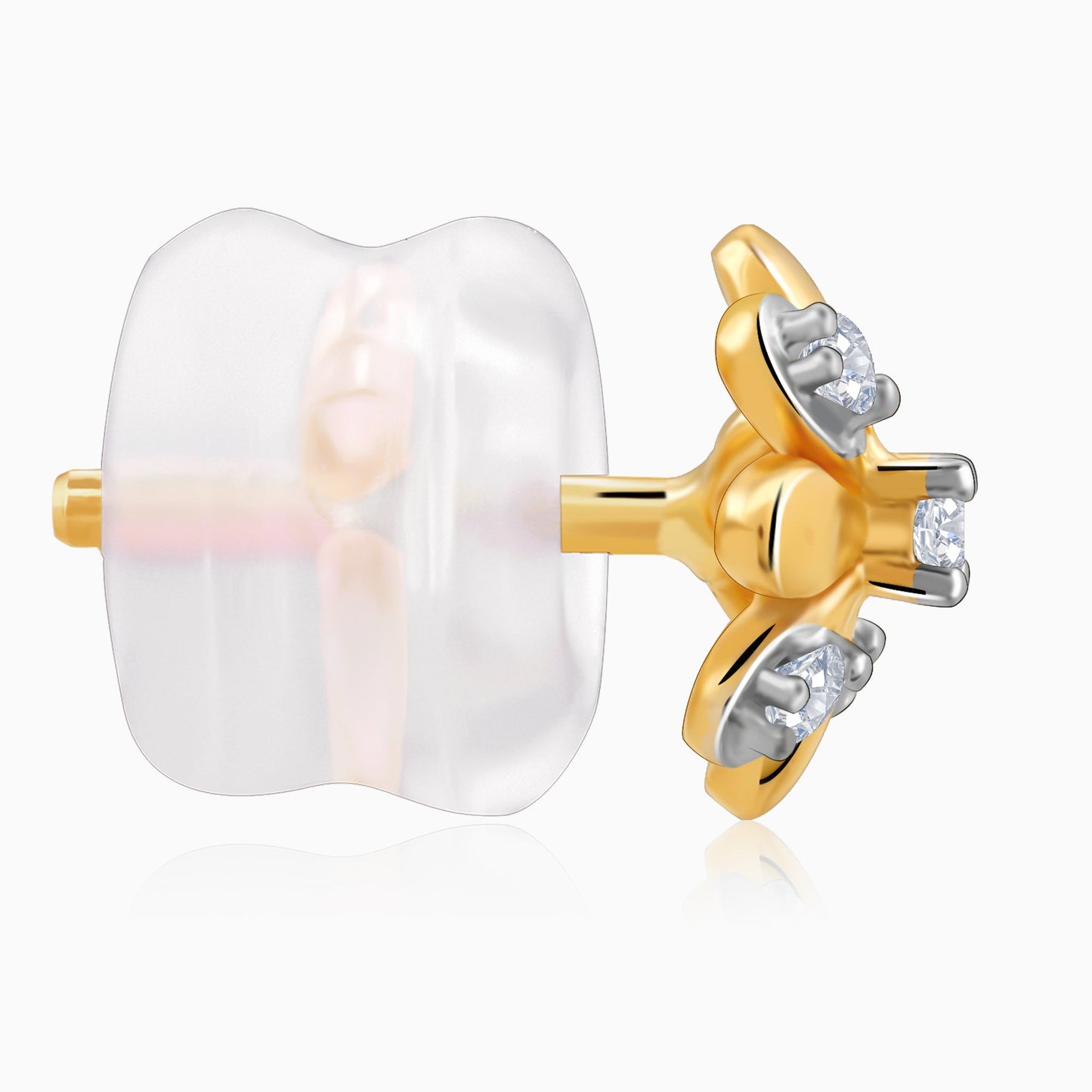 Gold Aster Diamond Earrings