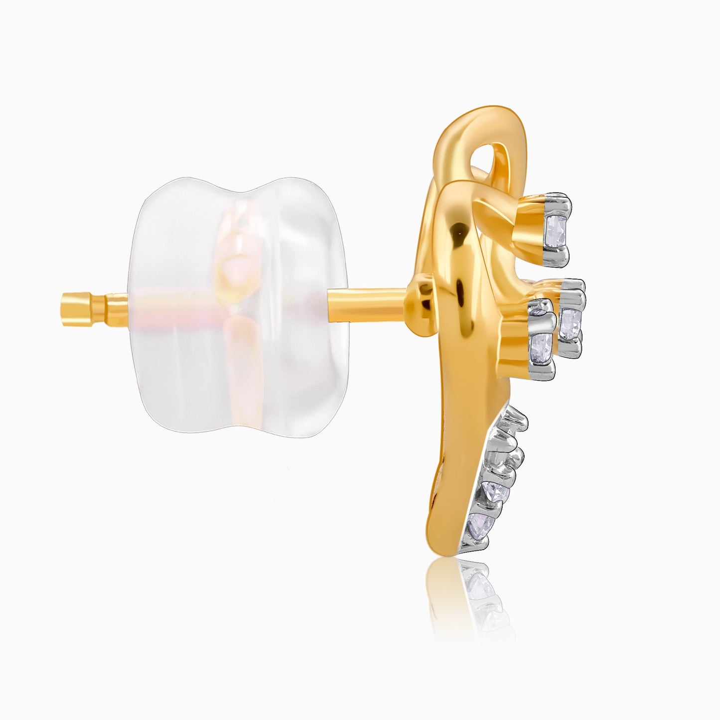 Gold Arteria Diamond Earrings