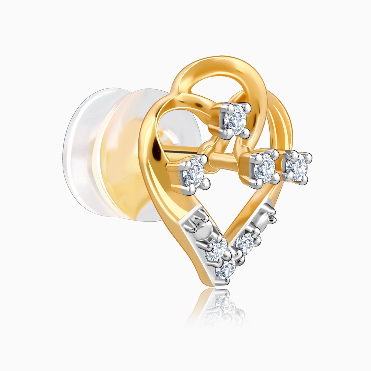 Gold Arteria Diamond Earrings