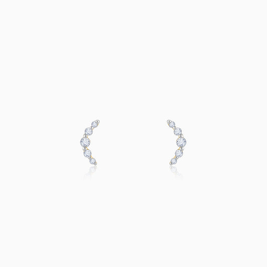 Gold Arc of Beauty Lab Grown Diamond Earrings