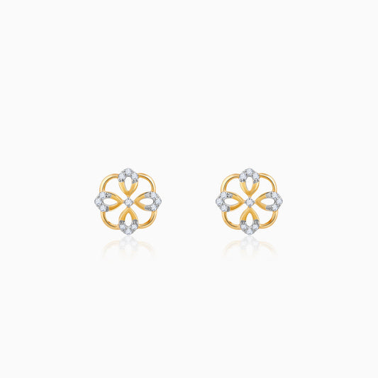 Gold Jivy Lab Grown Diamond Earrings