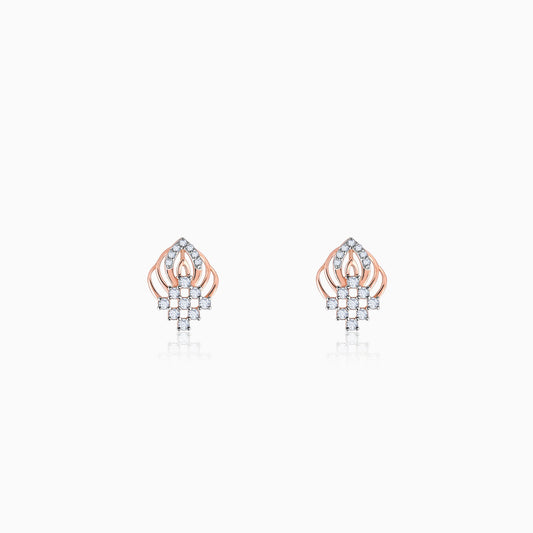 Rose Gold Wonderful Whimsy Diamond Earrings