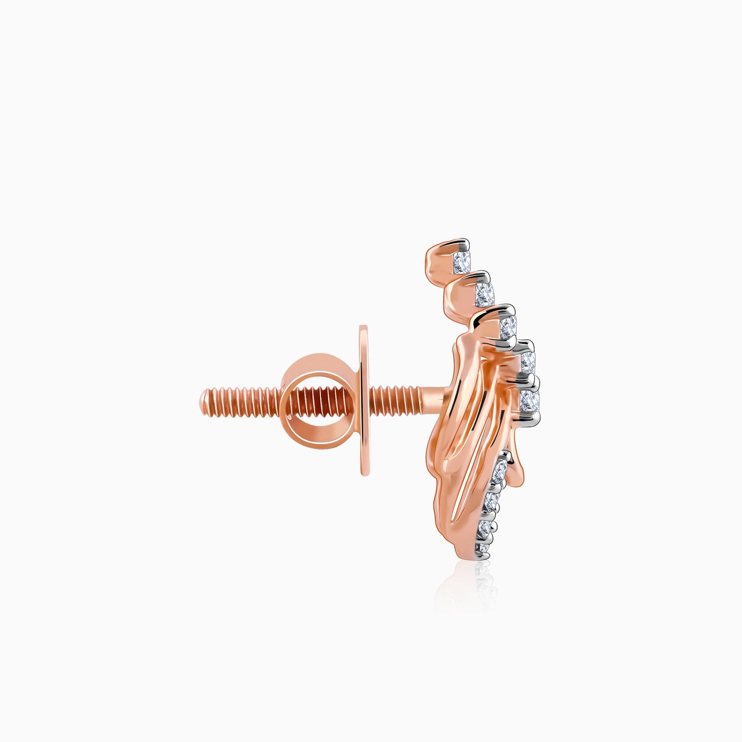 Rose Gold Wonderful Whimsy Diamond Earrings