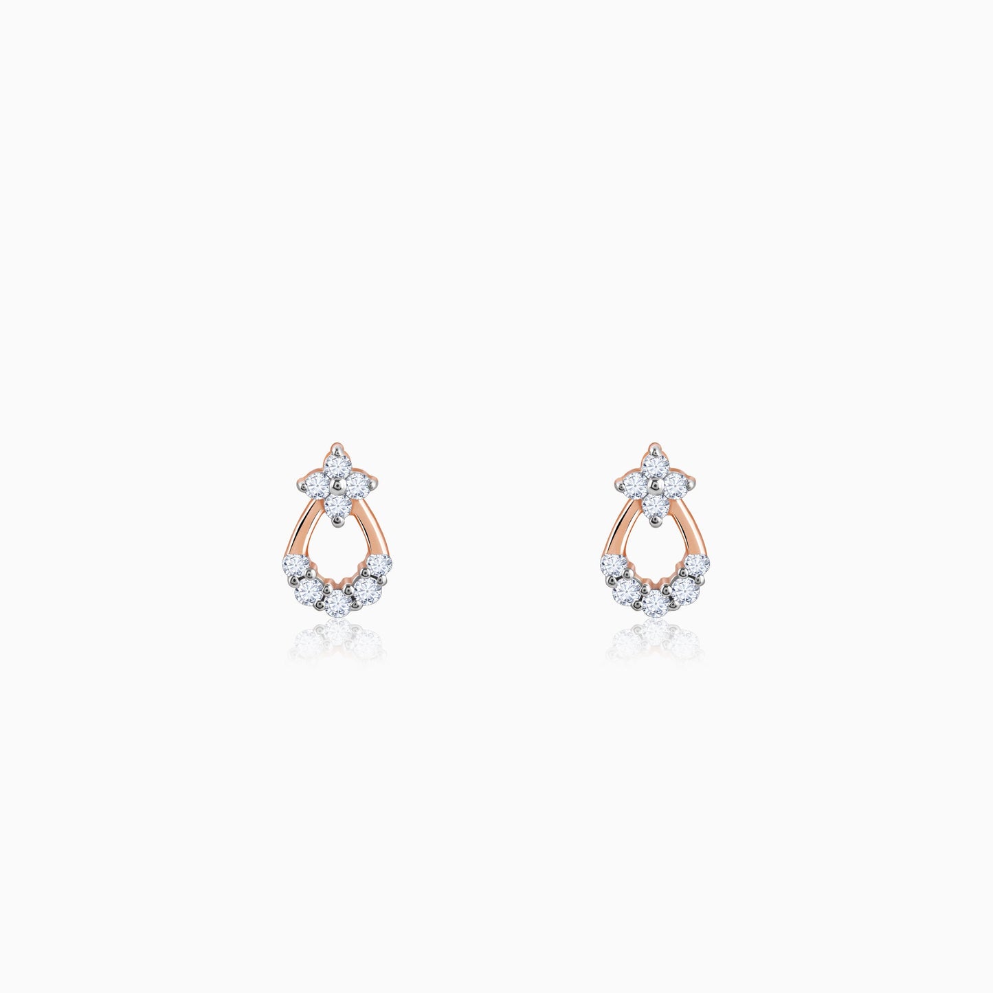 Rose Gold Blissful Dreams Diamond Earrings