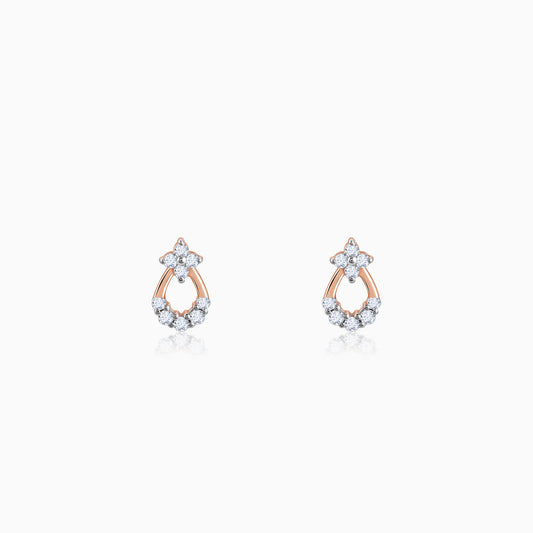 Rose Gold Blissful Dreams Diamond Earrings