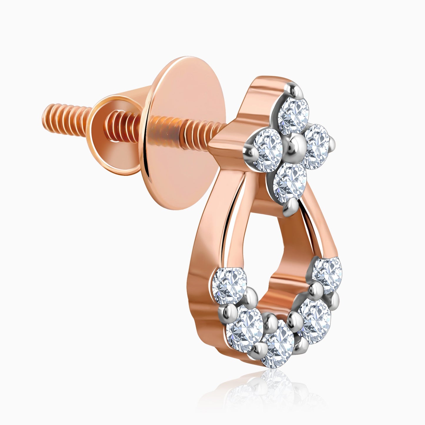 Rose Gold Blissful Dreams Diamond Earrings