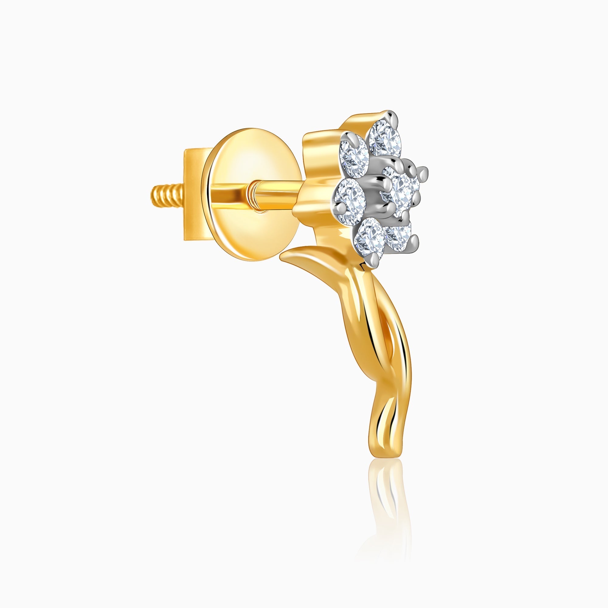 Gold Gleamdance Diamond Earrings