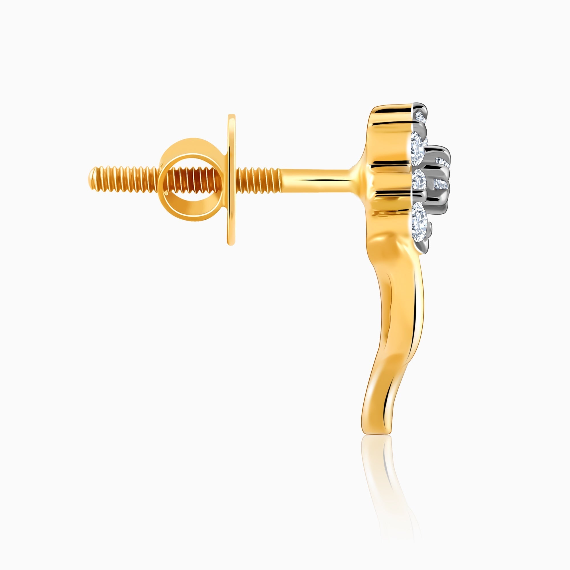 Gold Gleamdance Diamond Earrings