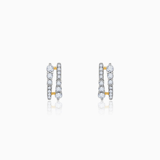 Gold Elysian Diamond Earrings