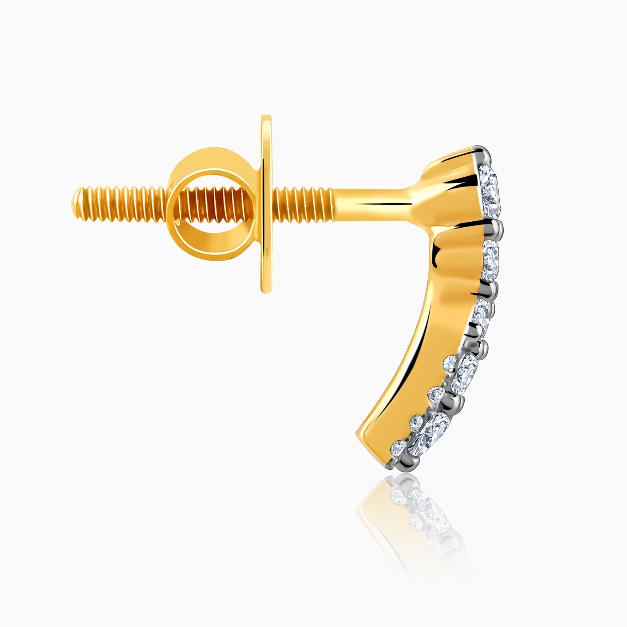 Gold Elysian Diamond Earrings