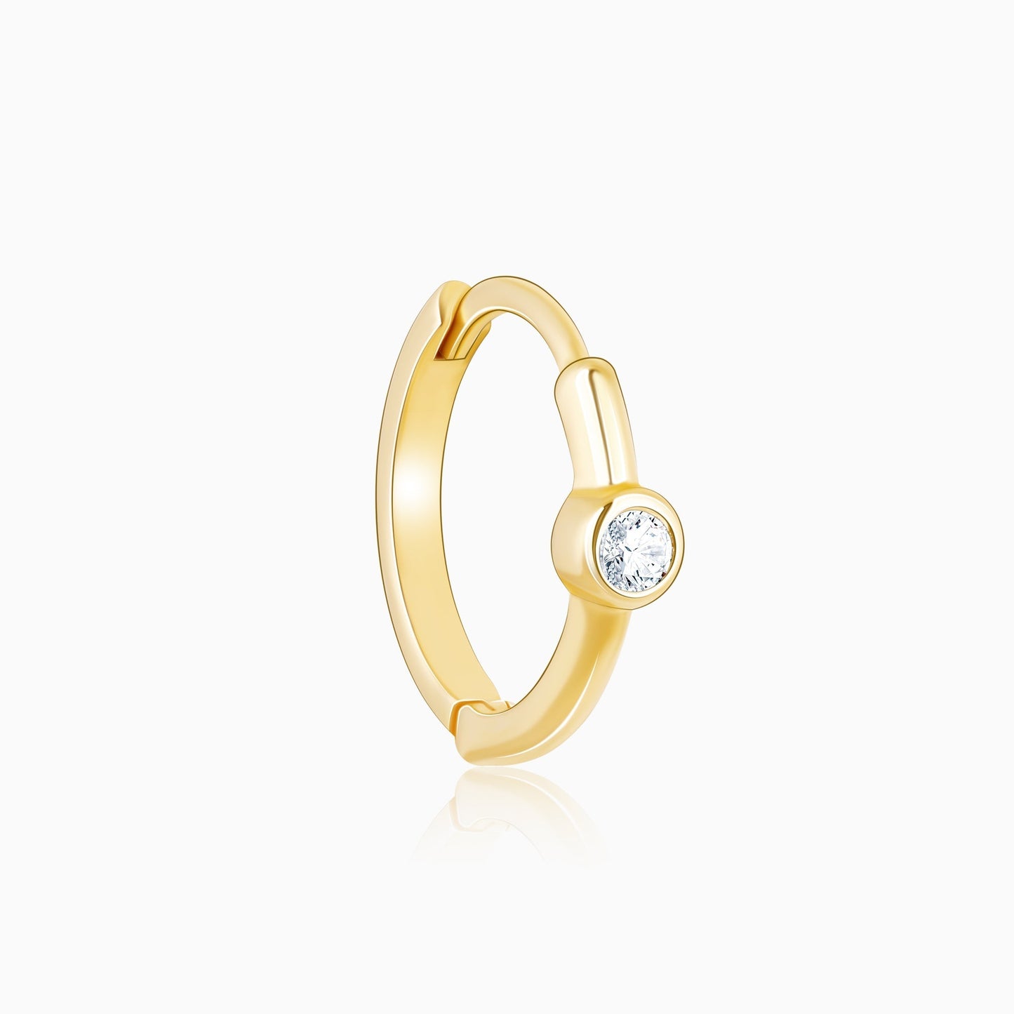 Gold Bewitched Diamond Hoop Earrings