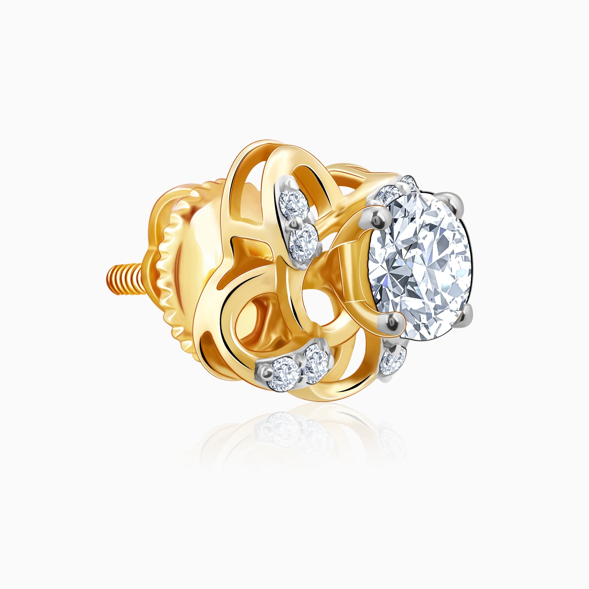 Gold Spring Promise Lab Grown Diamond Earrings