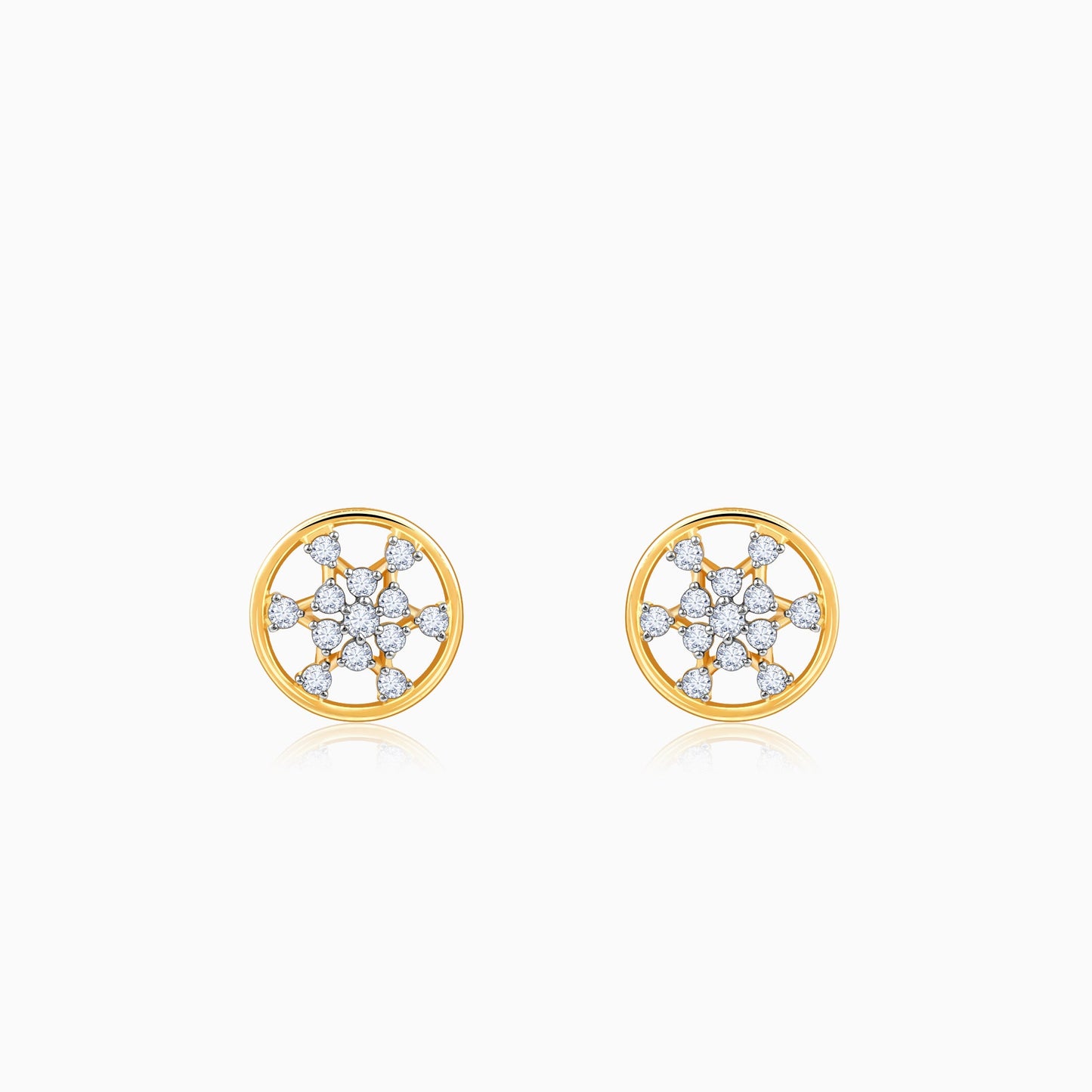 Gold Aurelle Lab Grown Diamond Earrings