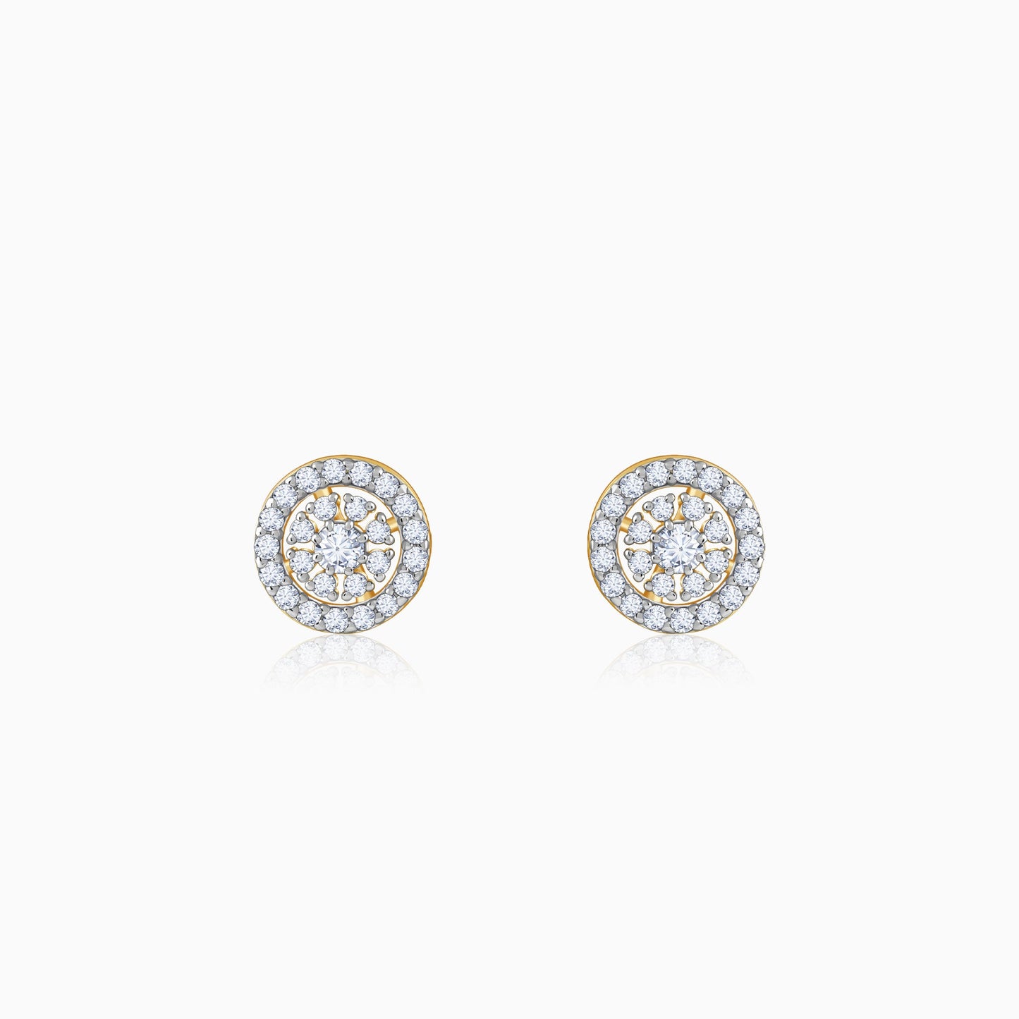 Gold After Glow Lab Grown Diamond Earrings