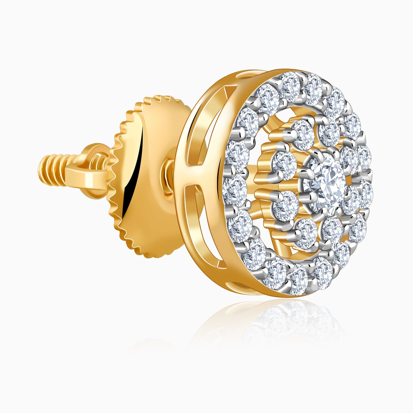 Gold After Glow Lab Grown Diamond Earrings