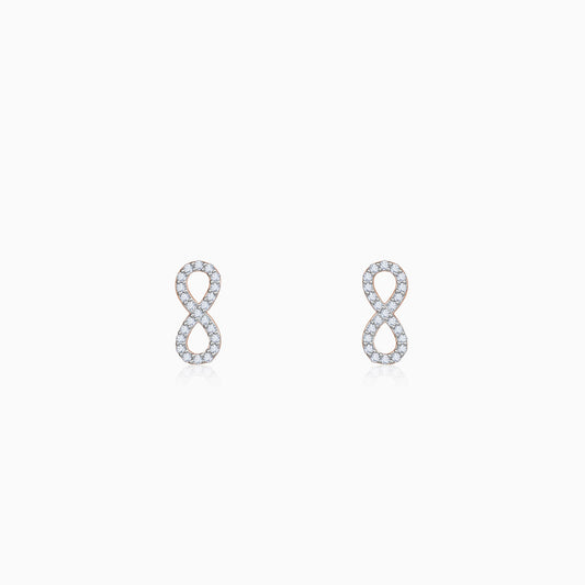 Rose Gold Elara Lab Grown Diamond Stud Earrings