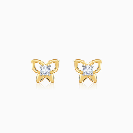 Gold Lilora Lab Grown Diamond Earrings