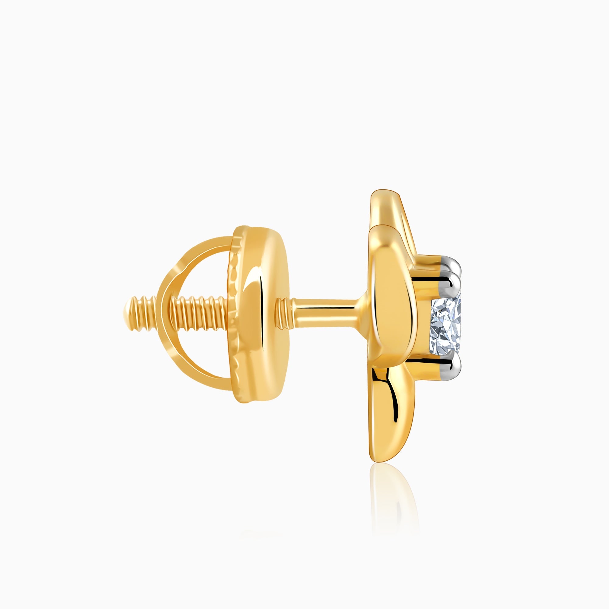 Gold Lilora Lab Grown Diamond Earrings