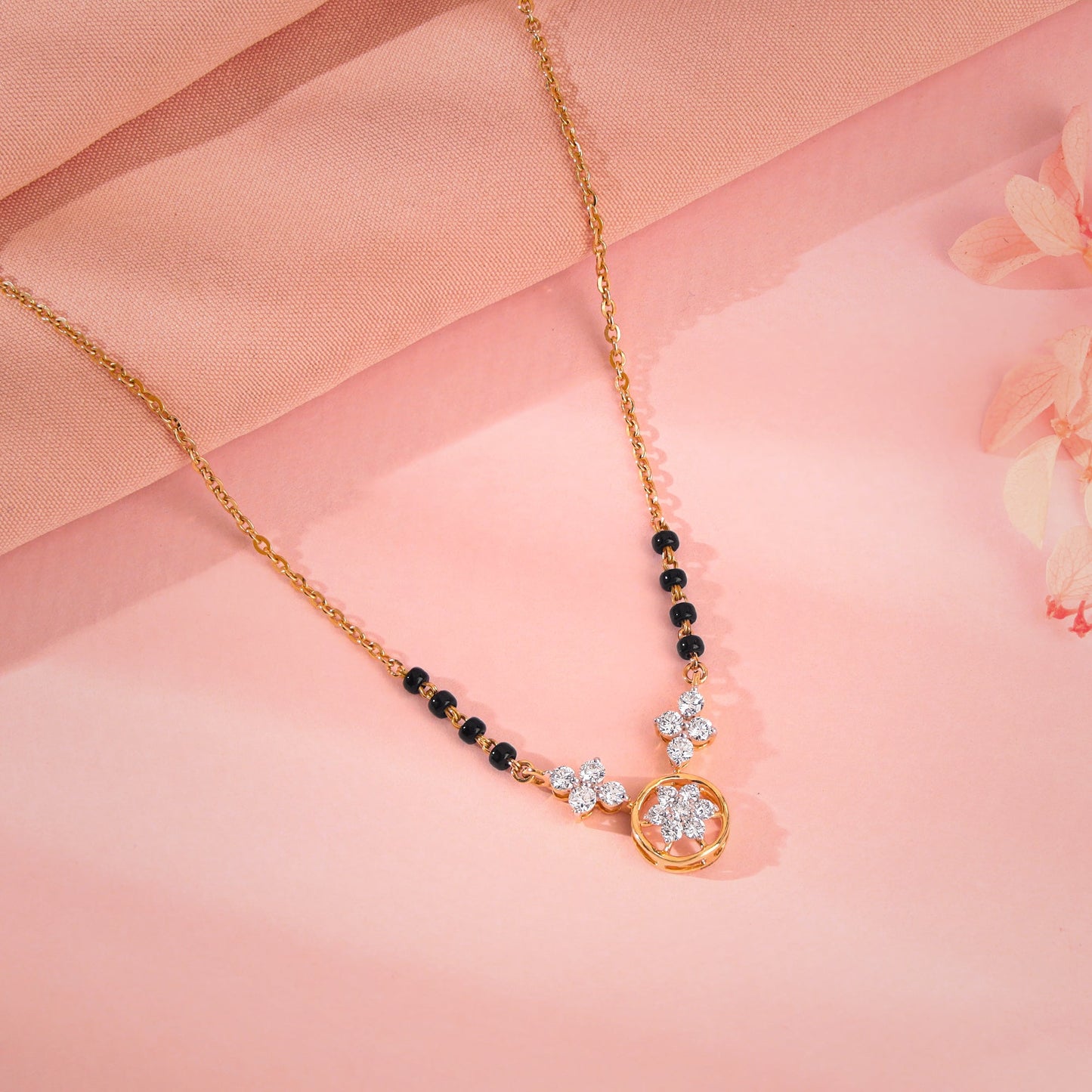 Gold Swapna Lab Grown Diamond Mangalsutra