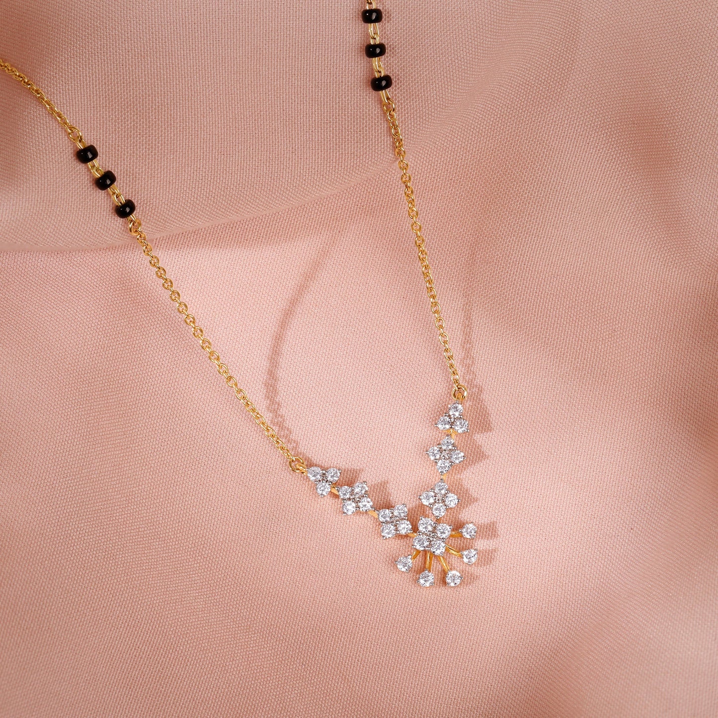 Gold Nethra Lab Grown Diamond Mangalsutra