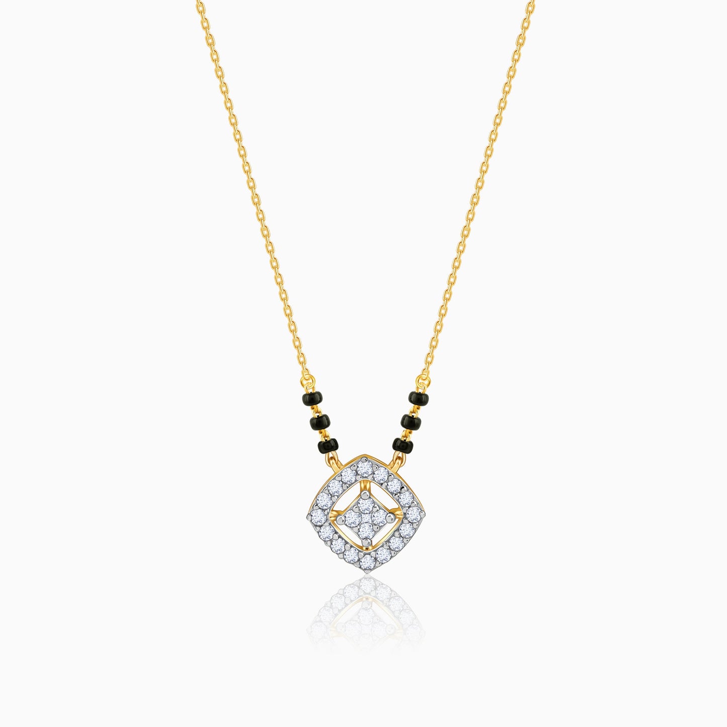 Gold Neha Lab Grown Diamond Mangalsutra