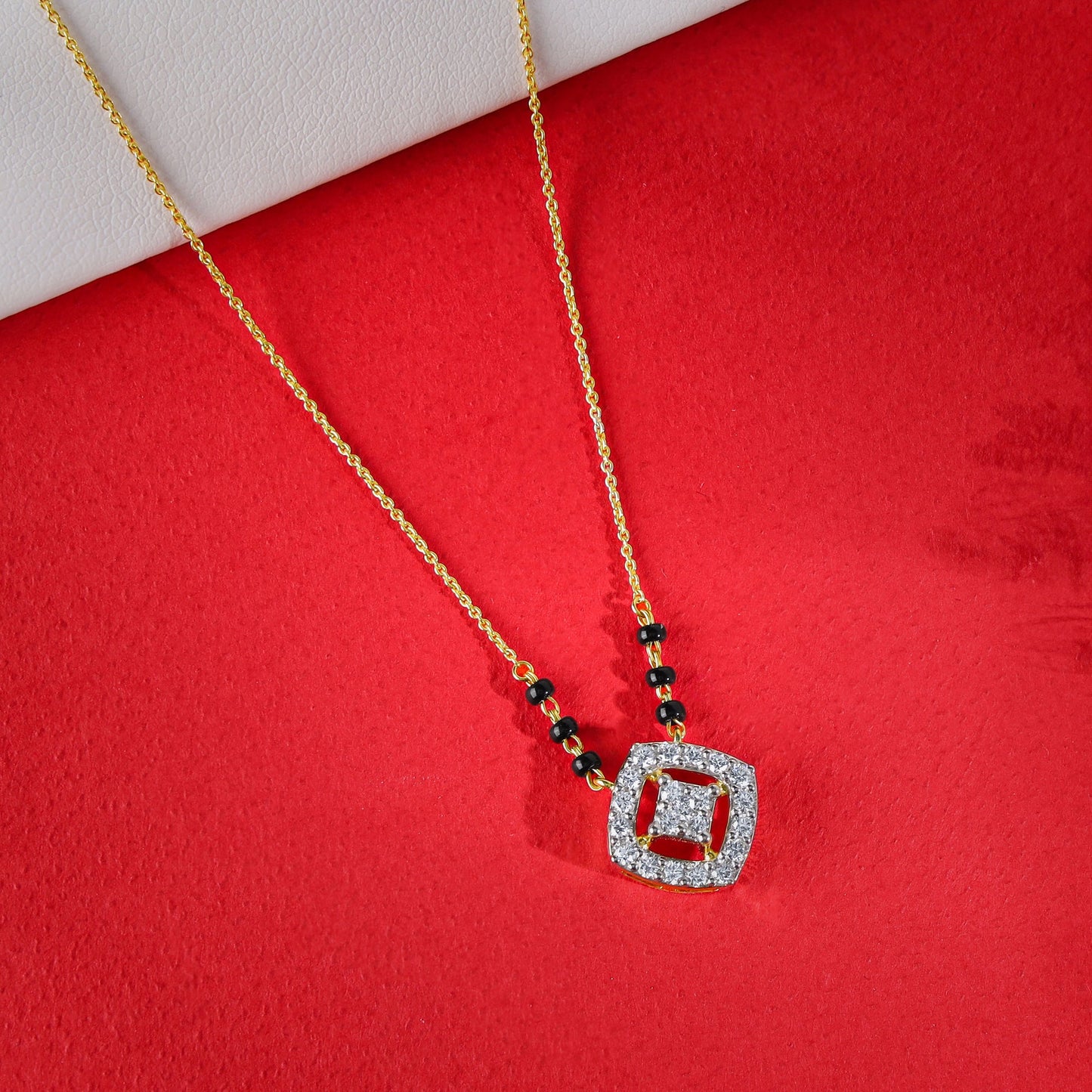 Gold Neha Lab Grown Diamond Mangalsutra