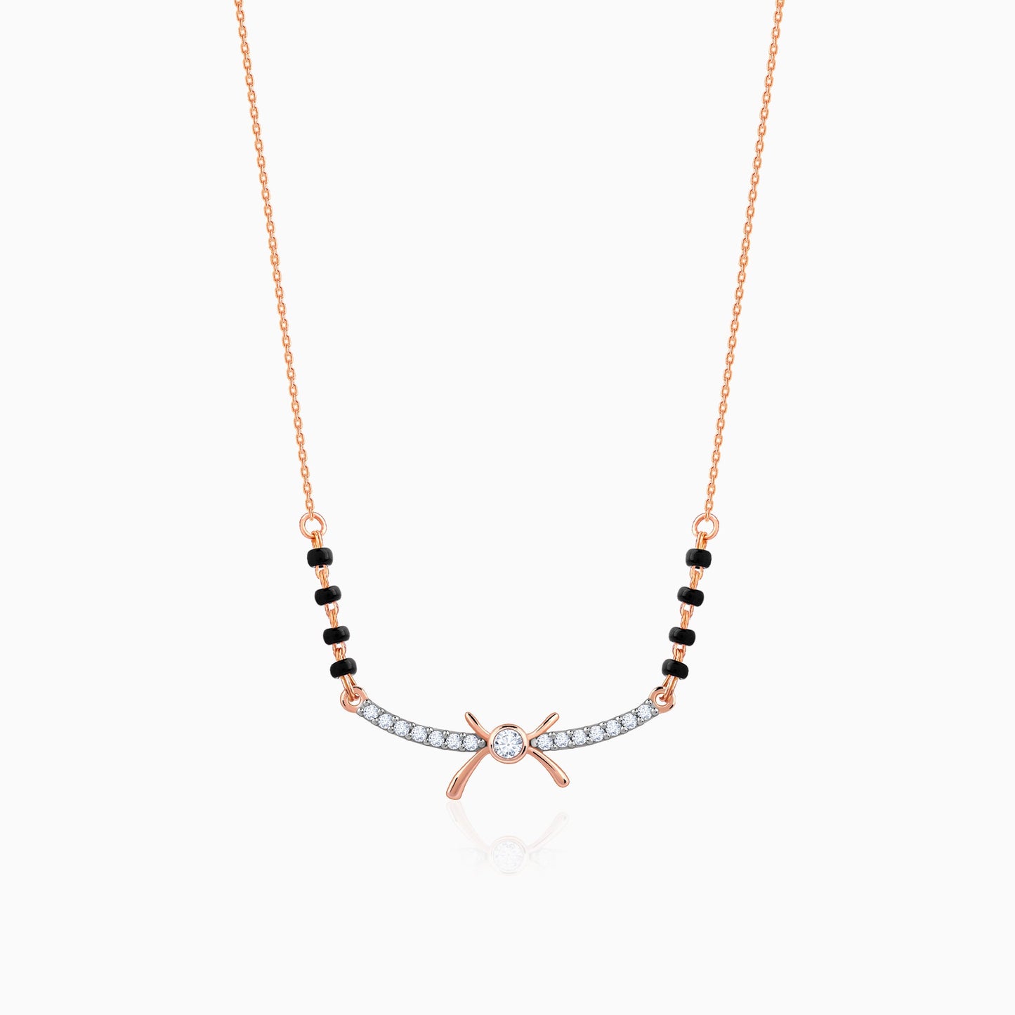 Rose Gold Roopa Lab Grown Diamond Mangalsutra