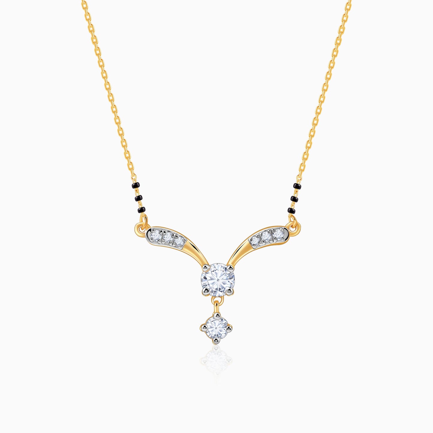 Gold Endless Grace Lab Grown Diamond Mangalsutra