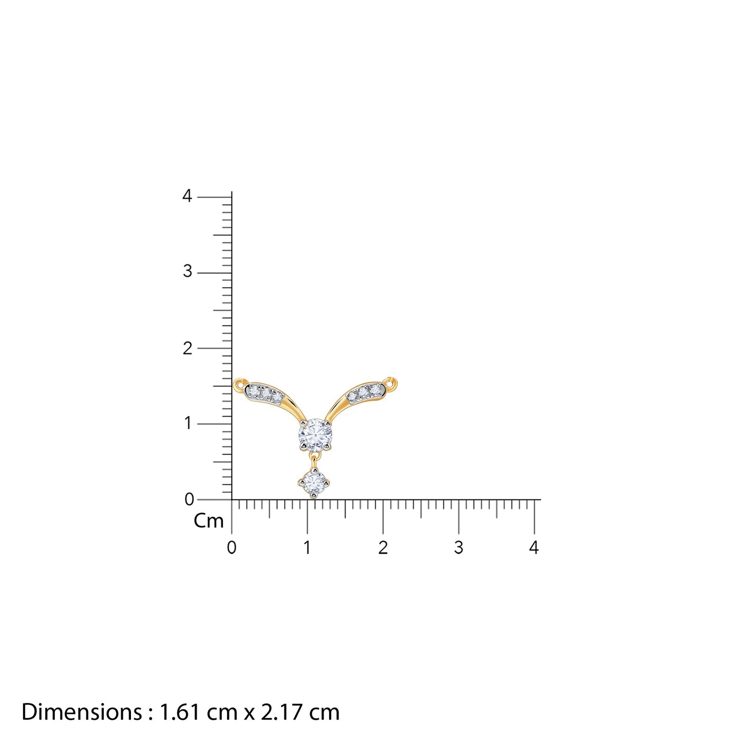 Gold Endless Grace Lab Grown Diamond Mangalsutra
