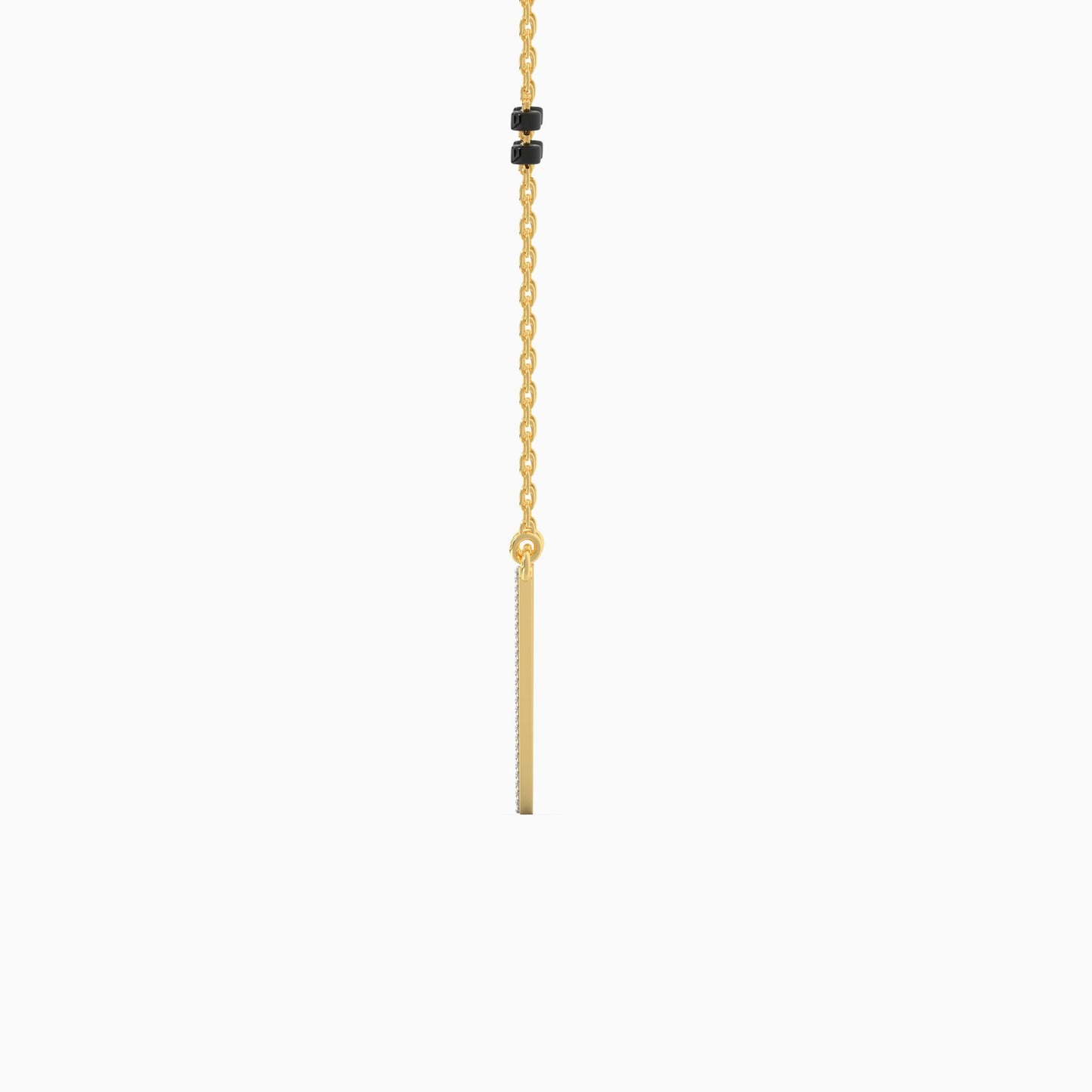 Gold Glossy Diamond Mangalsutra